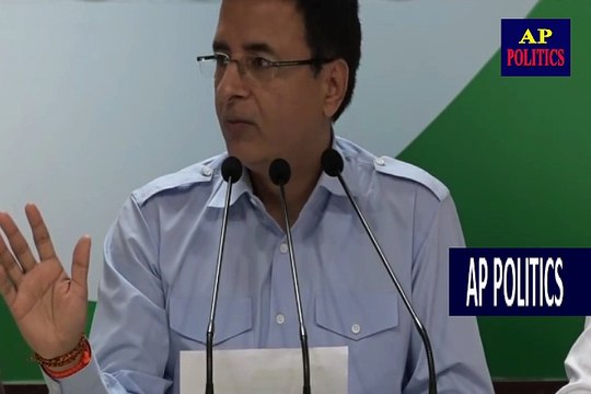 AICC Press Briefing By Randeep Singh Surjewala in Congress HQ on BJP Cambridge Analytica-AP Politics