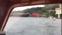 İstanbul Boğazı’nda tanker yalıya çarptı