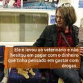 Gato abandonado dá a sem abrigo coragem para enfrentar de novo a vida.