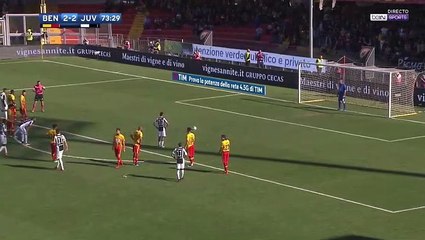 Résumé Benevento vs Juventus  deuxième but Dybala 2-3