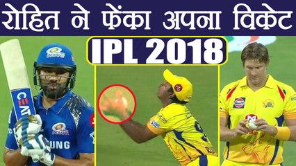 IPL 2018: Rohit Sharma OUT for 15 runs Throws his wicket | वनइंडिया हिंदी