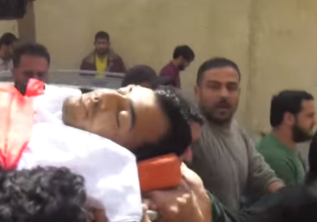 Funeral Held For Journalist Shot During Protest at Gaza Border