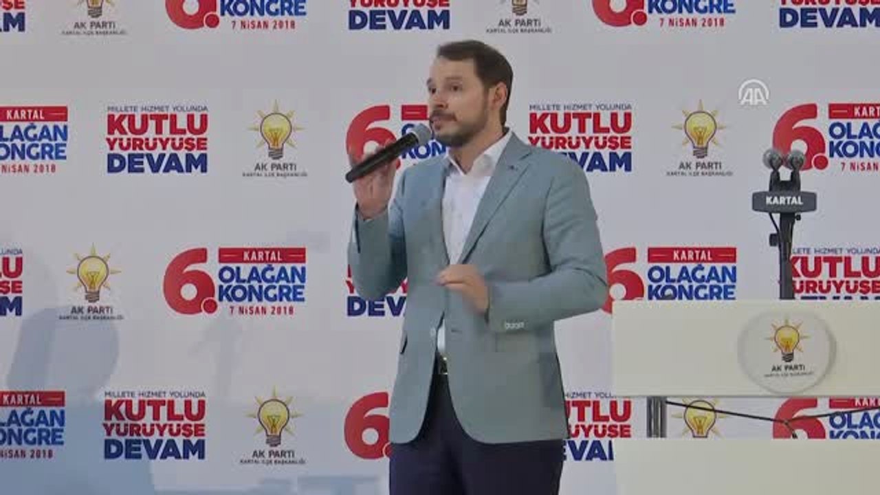 AK Parti Kartal 6. Olağan Kongresi - Bakan Albayrak (2)