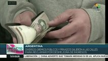 Argentina: trabajadores públicos protestan contra el plan de ajuste