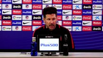 Simeone se rinde al Real Madrid en la previa del derbi ante el Atlético