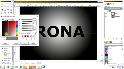 How To Make TEXT editing BY GIMP 2018