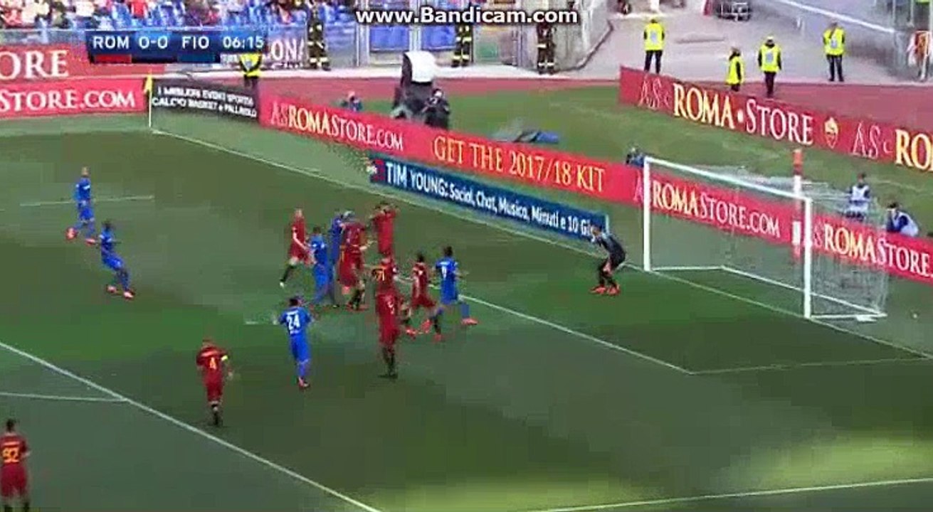 Simeone  Goal  HD   AS Roma 0 - 1	 Fiorentina   07-04-2018