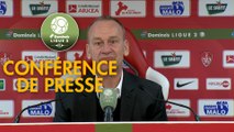 Conférence de presse Stade Brestois 29 - Valenciennes FC (3-1) : Jean-Marc FURLAN (BREST) - Réginald RAY (VAFC) - 2017/2018