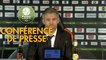 Conférence de presse FC Lorient - Paris FC (2-0) : Mickaël LANDREAU (FCL) - Fabien MERCADAL (PFC) - 2017/2018