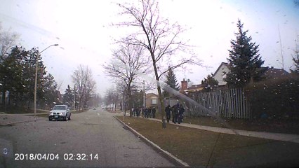 High Winds Knock Down Kids