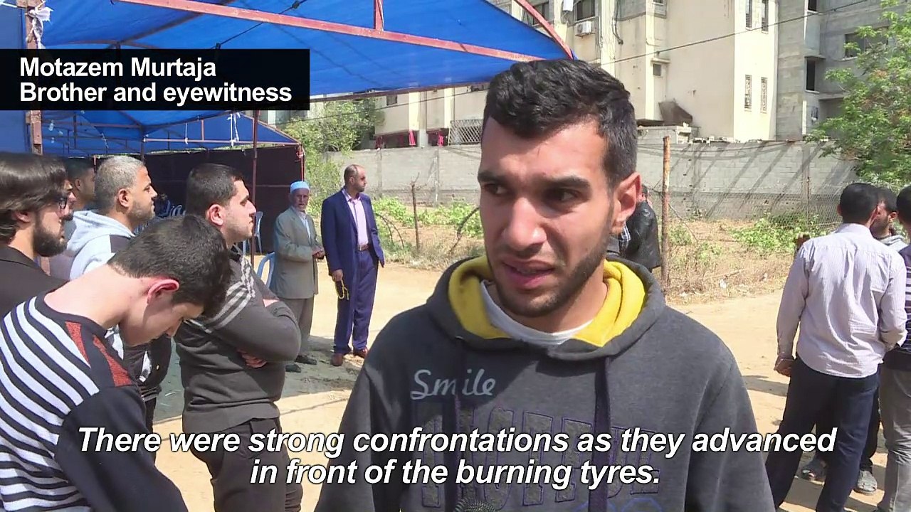 Funeral of Gaza journalist killed in border clashes