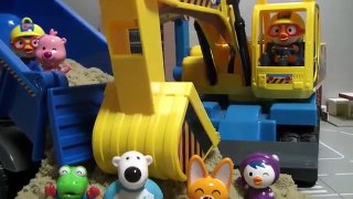 뽀로로 포크레인 모래놀이 장난감 Pororo Sand Play Truck Toys