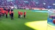 Jupp Heynckes and Bayern München Players Celebrating Bundesliga Champions 2017-