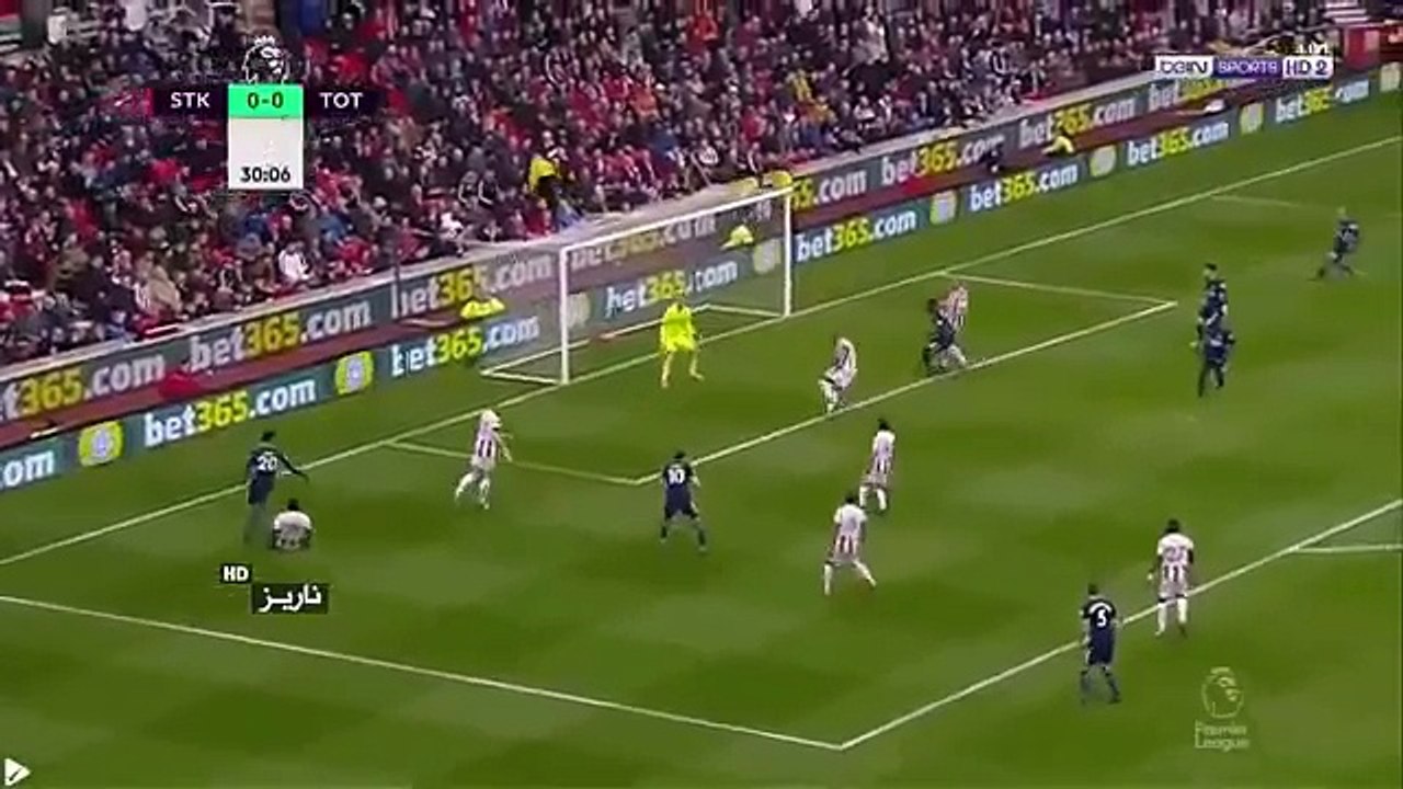 ملخص و اهداف مباراة تو ت نه ام و ست وك سي تى 2-1 الدورى الانجليزى