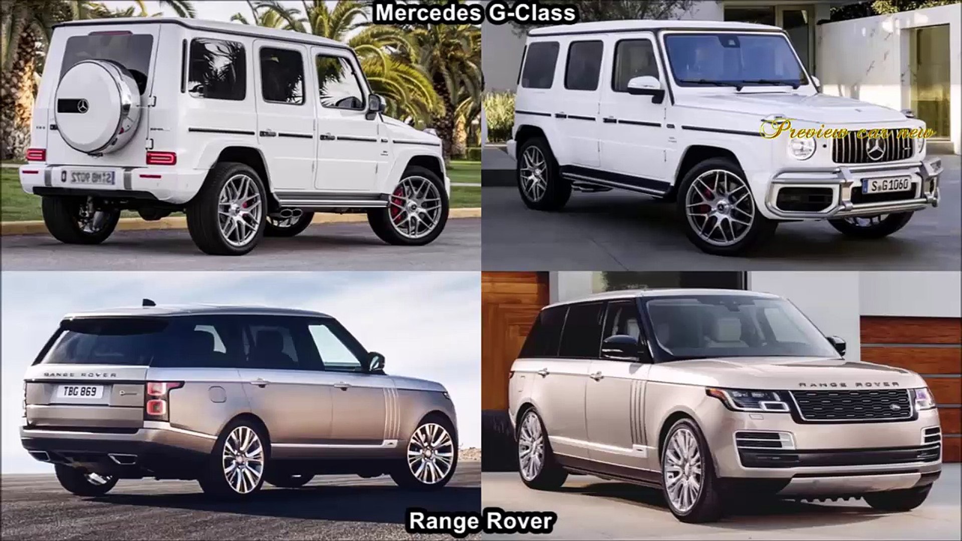 Car and driver - 2018 Range Rover Vs 2019 Mercedes G-Class - Review of  exterior and interior - video Dailymotion
