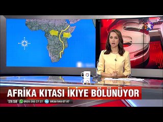 Yeni bir kıta doğuyor Afrika kıtası ikiye bölünmeye başladı