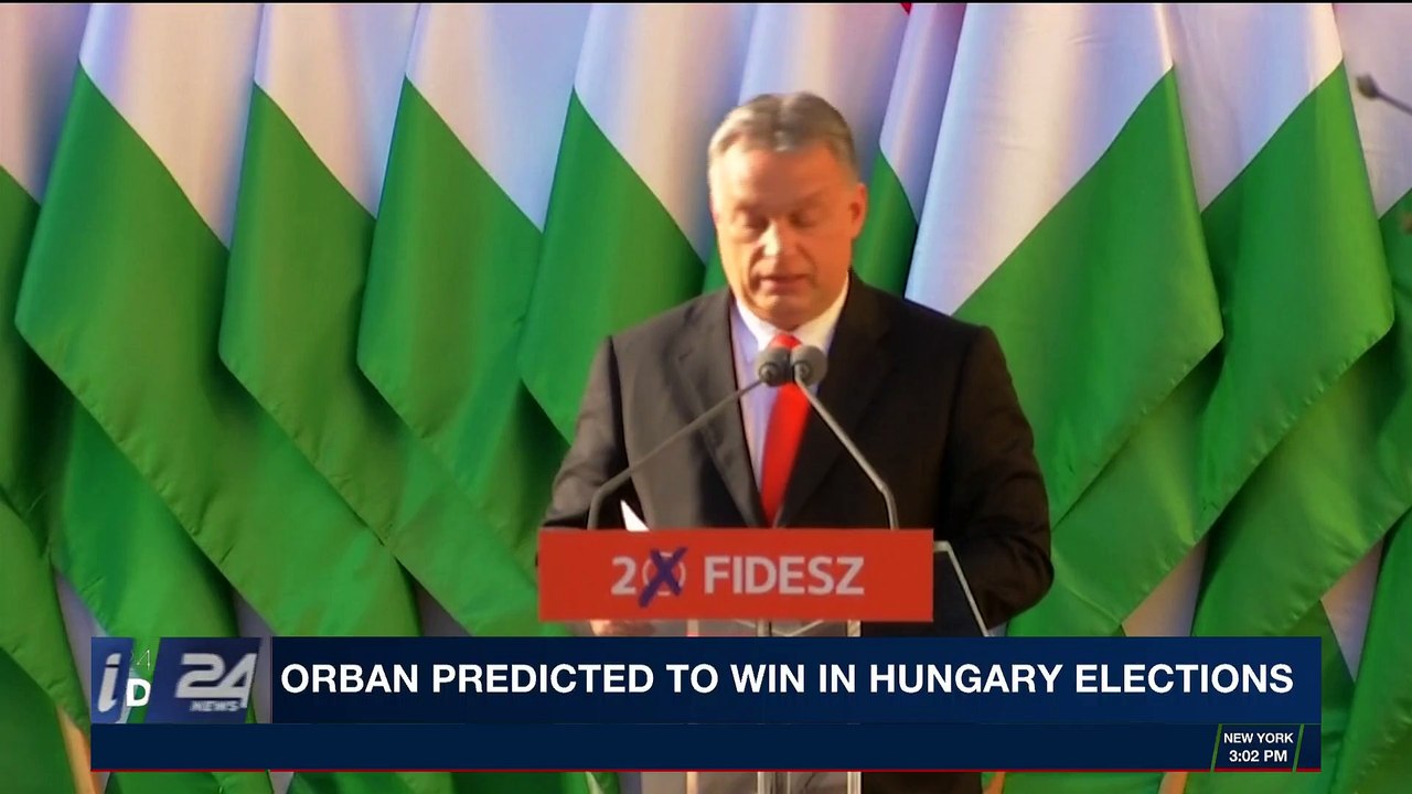 i24NEWS DESK | Hungary's opposition supporters demonstrate | Saturday, April 7th 2018
