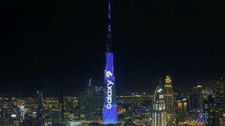Launch of Samsung Galaxy S9 and S9+ at Burj Khalifa