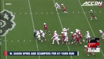 NC State's Will Eason Spins & Scampers For 67-Yard Run In Spring Game