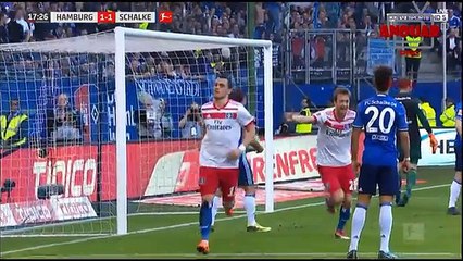 شاهد أمين حاريث يعود الى الرسمية و يقدم مبارة كبيرة مع شالكة