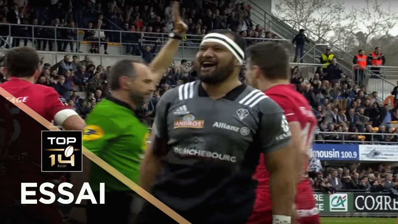 TOP 14 - Essai James JOHNSTON (CAB) - Brive - Lyon - J23 - Saison 2017/2018