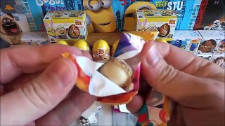 2017 Despicable Me 3 Movie 12 Surprise Eggs + Toys - Sticers - Puzzles Unboxing