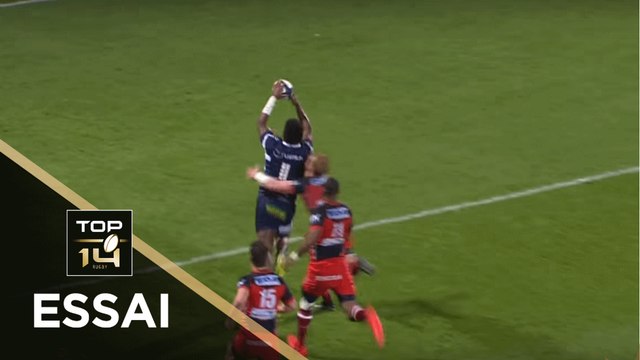 TOP 14 - Essai Filipo NAKOSI (SUA) - Agen - Oyonnax - J23 - Saison 2017/2018