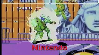CONSOLE WARS - Teenage Mutant Ninja Turtles (Super Nintendo vs Sega Genesis)