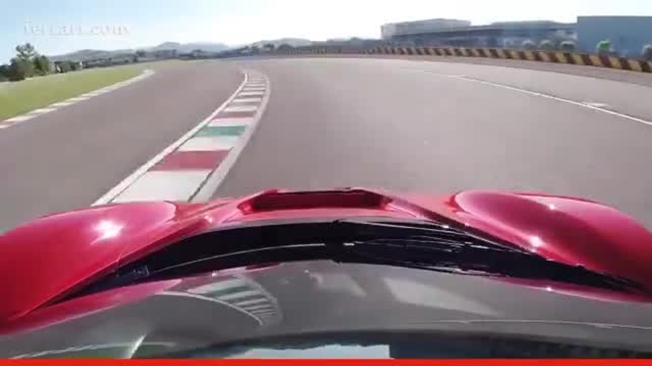 LaFerrari on track