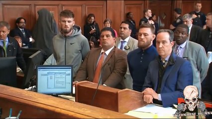 КОНОР В СУДЕ ПОСЛЕ НАПАДЕНИЯ НА ХАБИБА ПЕРЕД UFC 223