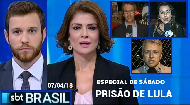 SBT Brasil (07/04/18) com Cassius Zeilmann e Analice Nicolau (Sábado) (Inicio, trechos e final)