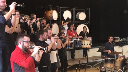 Répétition générale publique pour le bagad Karaez