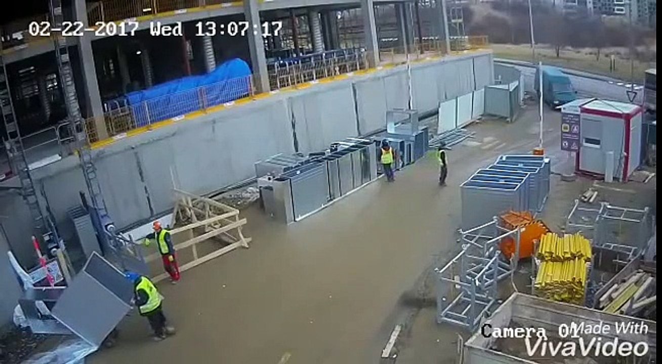 şantiyede gerçekleşen kaza