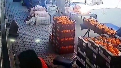 Silahlı tehdit güvenlik kameralarına yansıdı - ADIYAMAN