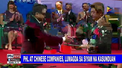 Philippine at Chinese companies, lumagda sa siyam na kasunduan