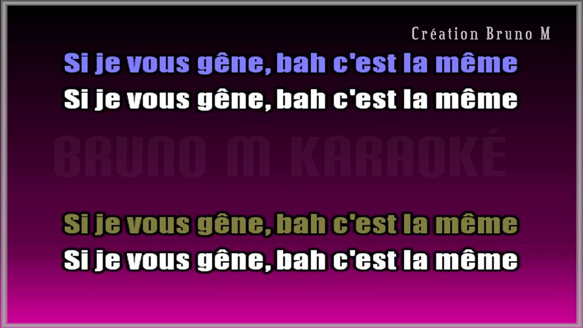 Maître Gims feat Vianney - La même KARAOKE / INSTRUMENTAL - Vidéo  Dailymotion