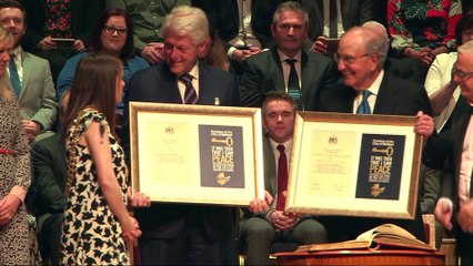 Northern Ireland marks 20 years since Good Friday Agreement