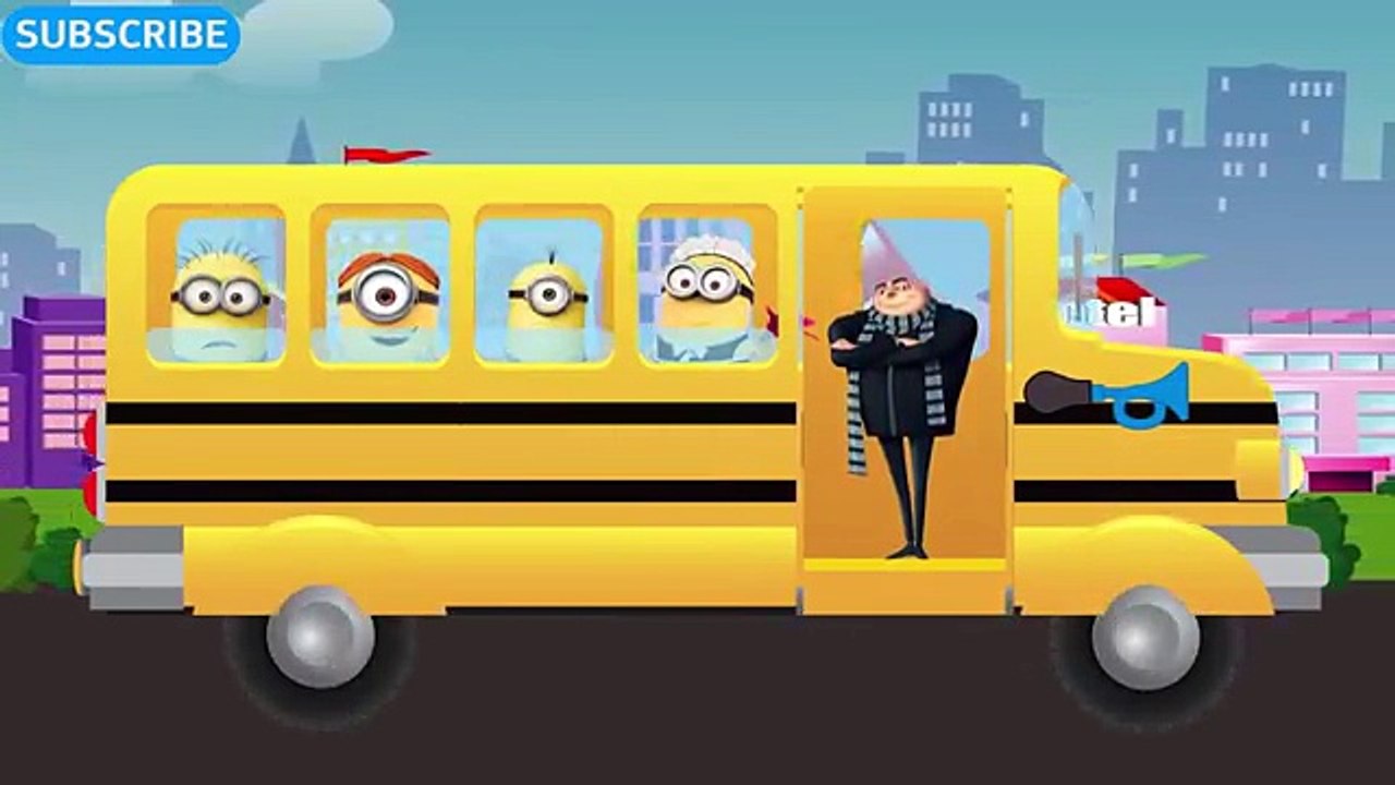 MINIONS DESPICABLE ME Wheels on the Bus Song