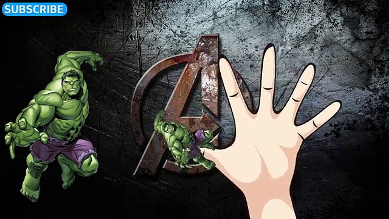 DADDY FINGER SONG Avengers Thor Captain America Finger Family Song Father Finger