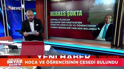 Hoca ve öğrencisinin cesedi bulundu
