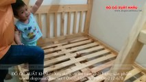 Giường tầng trẻ em giá rẻ tại Ninh Thuận - video clip thực tế tại nhà khách hàng