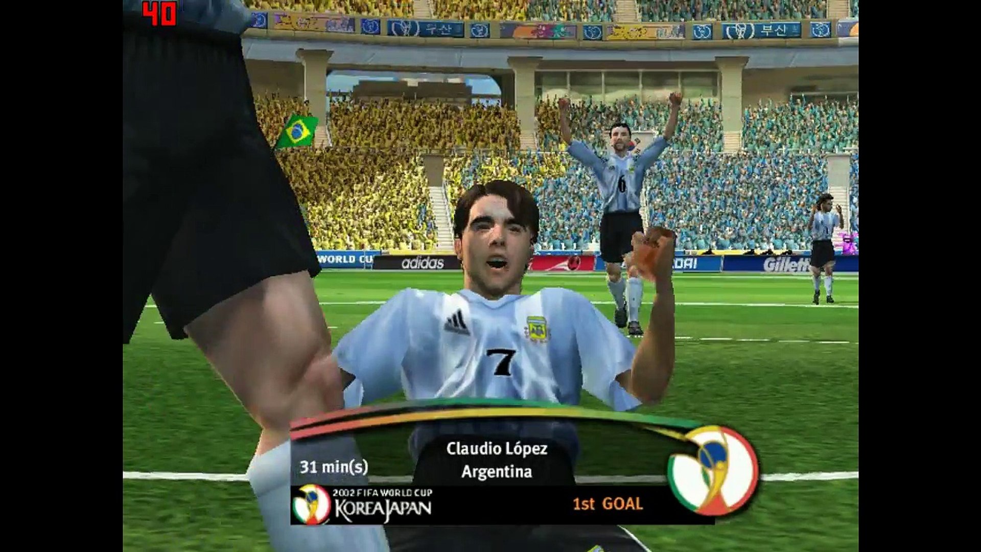 Argentina Vs Brazil Fifa World Cup 02 Video Dailymotion