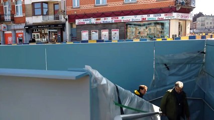 Jette: visite du parking de la place du Miroir