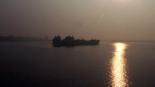 Sunrise Hariabhanga river Sundarbans