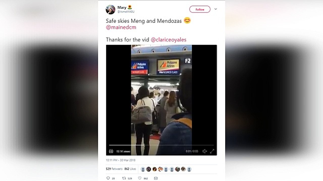 REPORT Maine Mendoza, tahanan ng Pilipinas pagkatapos ng ilang araw sa Japan