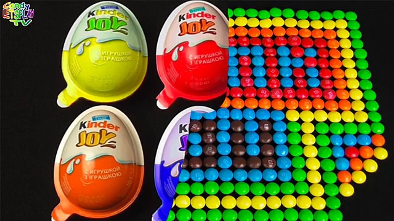 6 Surprise Egg Kinder Joy Pokémon Go Blue Pink Yellow Red Green Edition CandyLETSPLAY TV