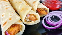 Chicken Paratha Roll Recipe - Ramadan Recipes by (HUMA IN THE KITCHEN) - YouTube