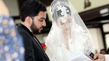 Beauty queen weds in longest wedding veil
