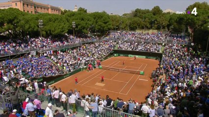 Coupe Davis : Surclassé par Fognini, Pouille perd le premier set