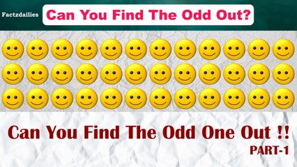 Can You Find Odd Object Out in 20 Seconds - PART 1